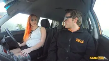 Tattooed Redhead Craves a Big Cock